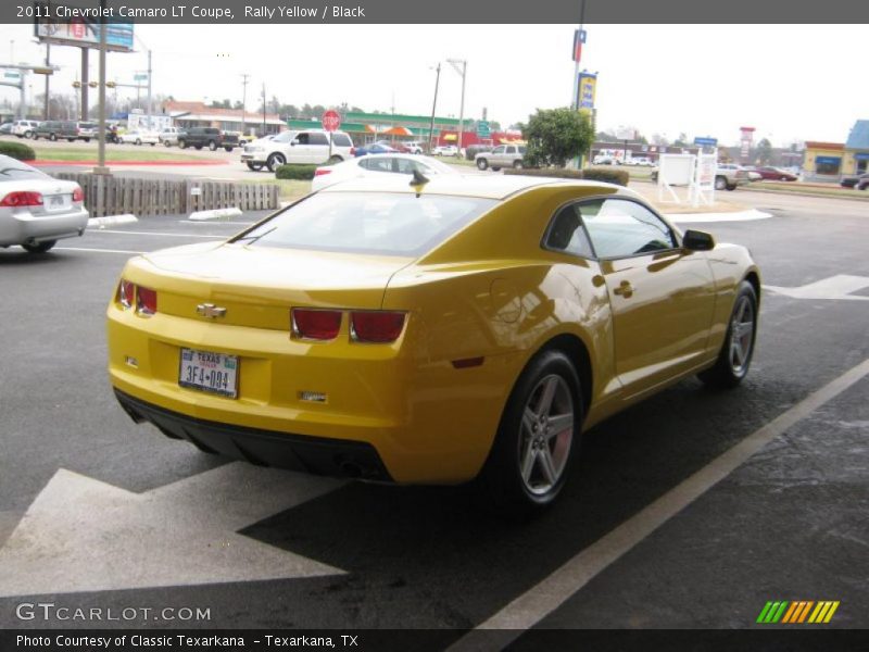Rally Yellow / Black 2011 Chevrolet Camaro LT Coupe