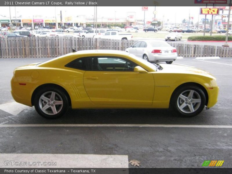 Rally Yellow / Black 2011 Chevrolet Camaro LT Coupe