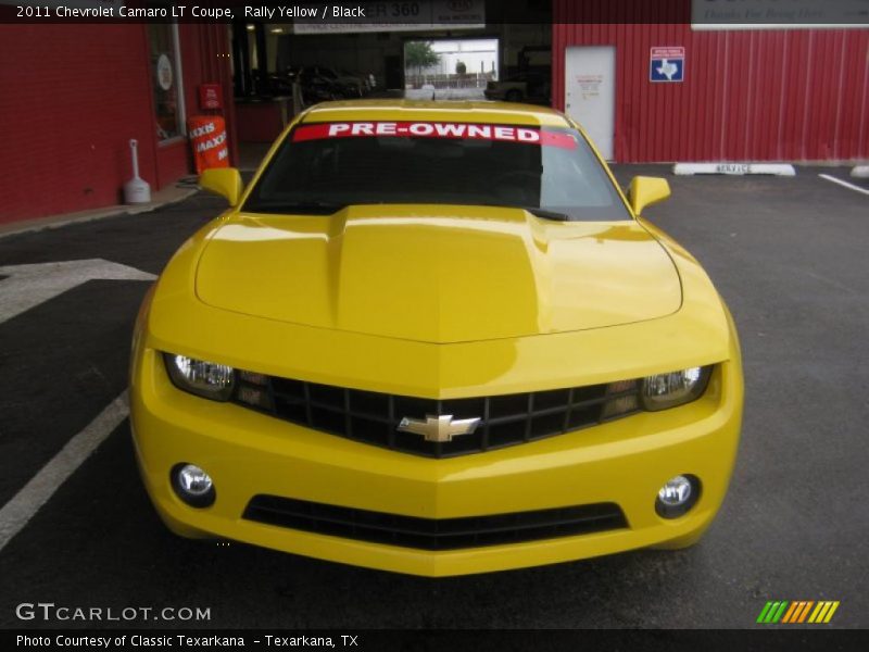 Rally Yellow / Black 2011 Chevrolet Camaro LT Coupe