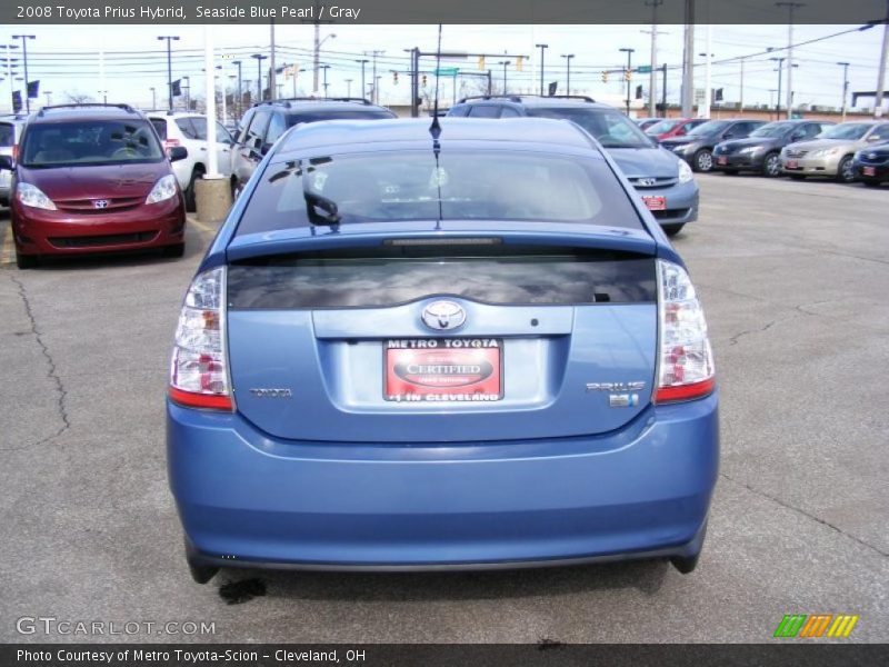 Seaside Blue Pearl / Gray 2008 Toyota Prius Hybrid