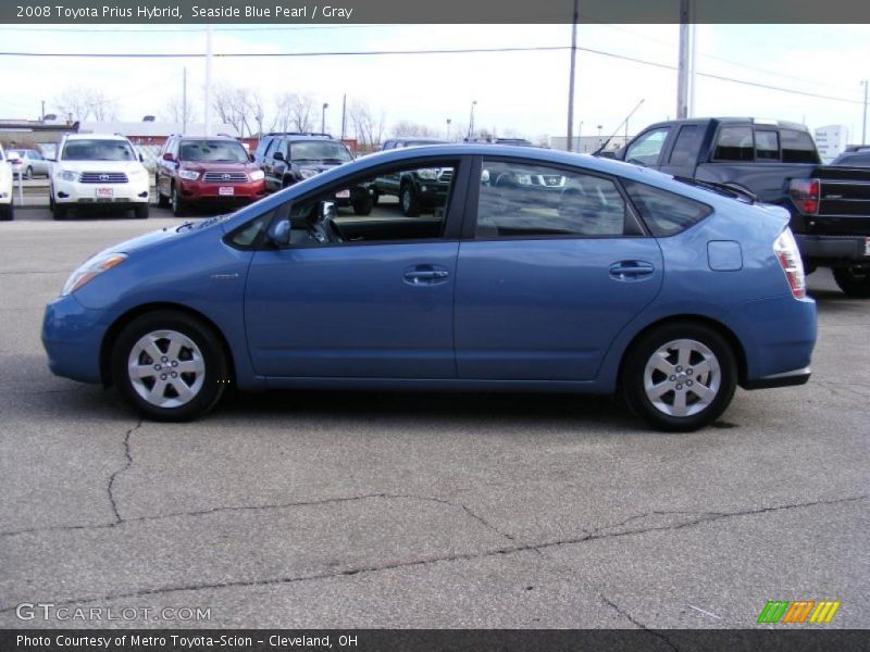 Seaside Blue Pearl / Gray 2008 Toyota Prius Hybrid