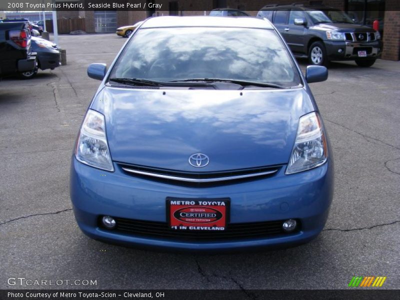 Seaside Blue Pearl / Gray 2008 Toyota Prius Hybrid