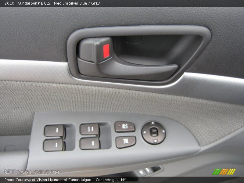 Medium Silver Blue / Gray 2010 Hyundai Sonata GLS