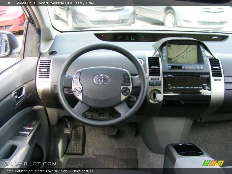 Seaside Blue Pearl / Gray 2008 Toyota Prius Hybrid