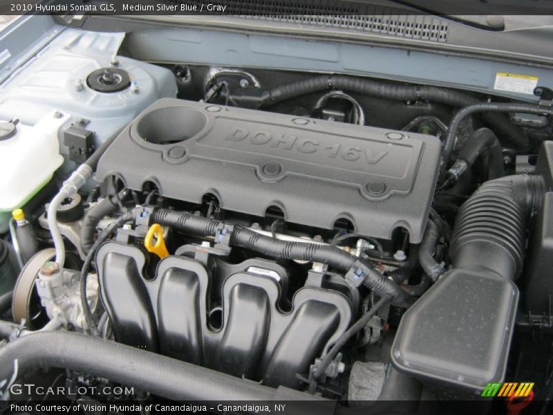 Medium Silver Blue / Gray 2010 Hyundai Sonata GLS