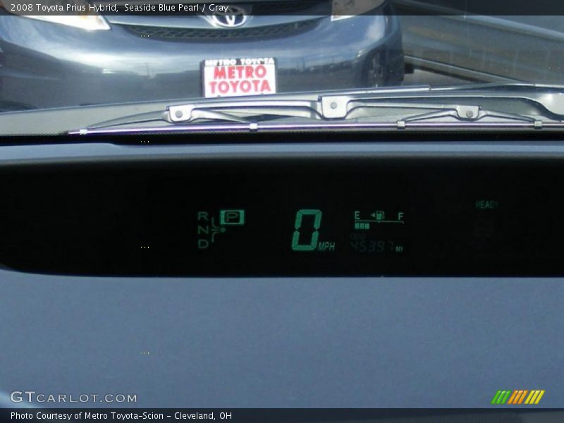 Seaside Blue Pearl / Gray 2008 Toyota Prius Hybrid