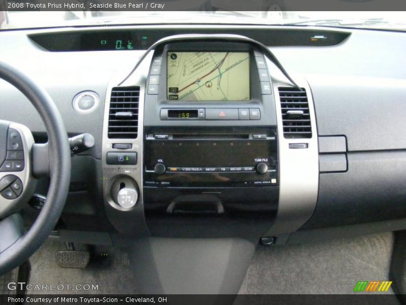 Seaside Blue Pearl / Gray 2008 Toyota Prius Hybrid