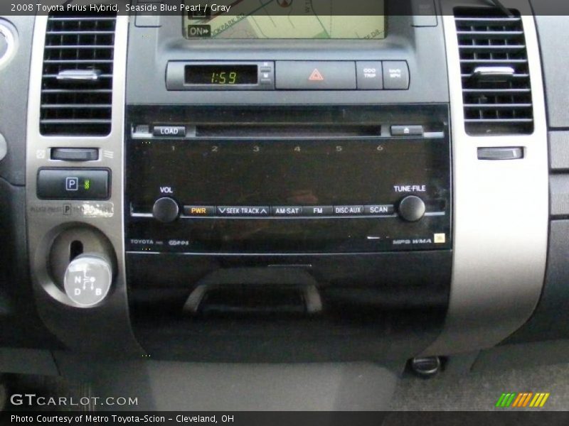Seaside Blue Pearl / Gray 2008 Toyota Prius Hybrid