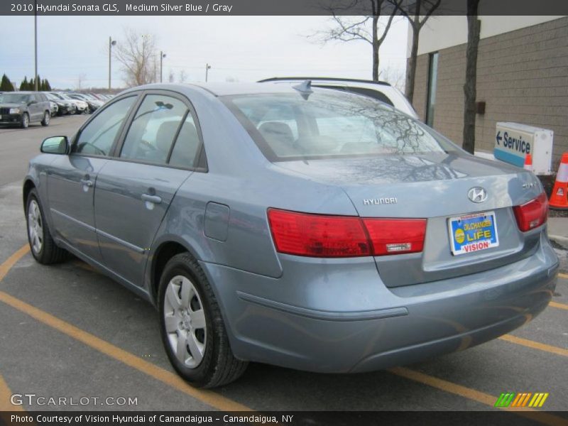 Medium Silver Blue / Gray 2010 Hyundai Sonata GLS