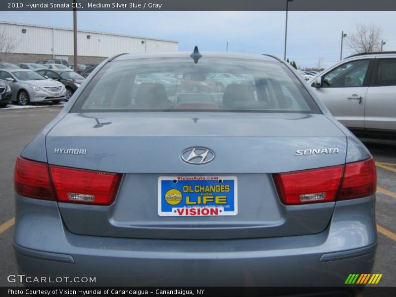 Medium Silver Blue / Gray 2010 Hyundai Sonata GLS