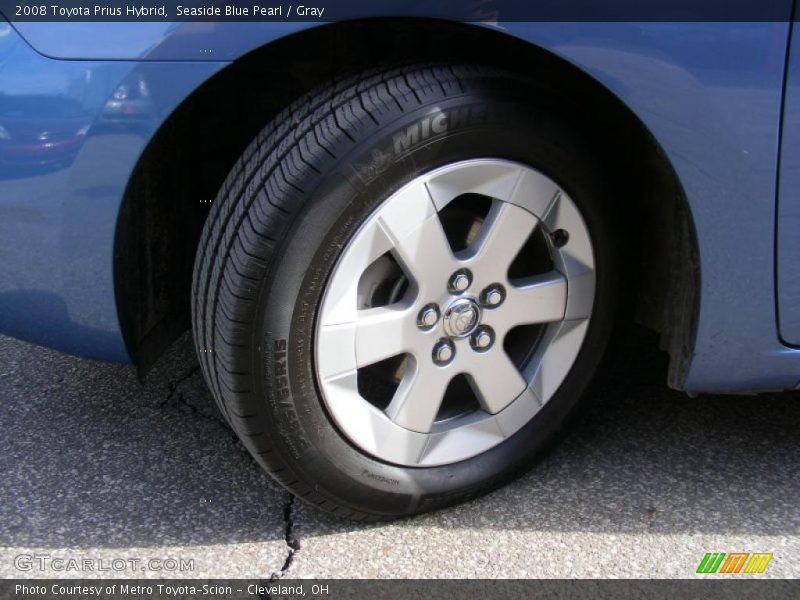 Seaside Blue Pearl / Gray 2008 Toyota Prius Hybrid