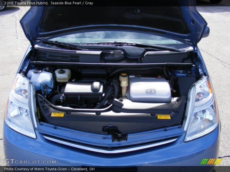 Seaside Blue Pearl / Gray 2008 Toyota Prius Hybrid