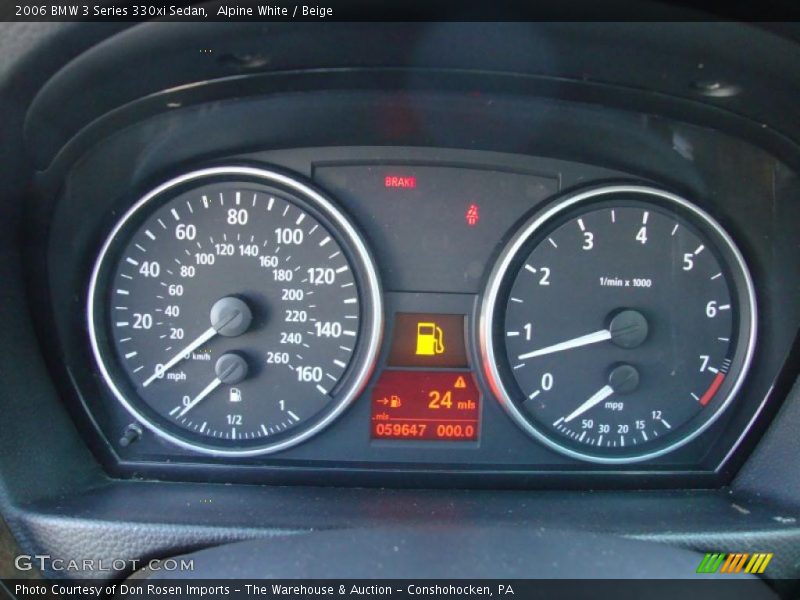 Alpine White / Beige 2006 BMW 3 Series 330xi Sedan