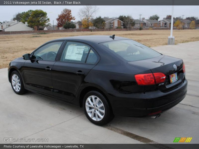 Black / Titan Black 2011 Volkswagen Jetta SE Sedan