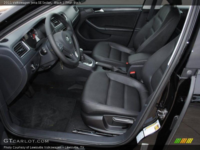 Black / Titan Black 2011 Volkswagen Jetta SE Sedan