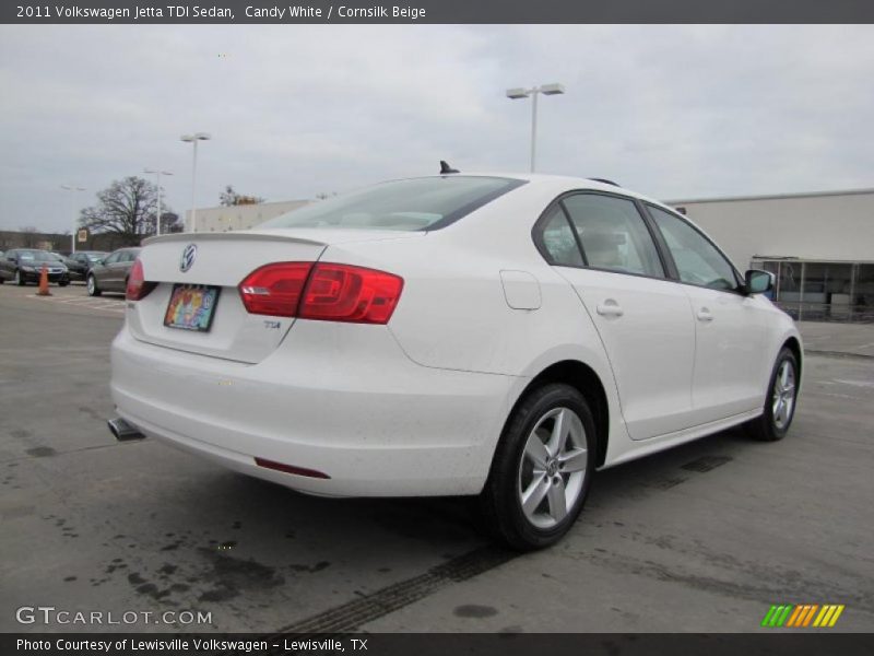 Candy White / Cornsilk Beige 2011 Volkswagen Jetta TDI Sedan