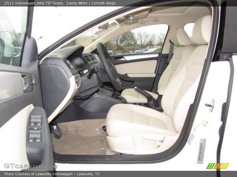  2011 Jetta TDI Sedan Cornsilk Beige Interior