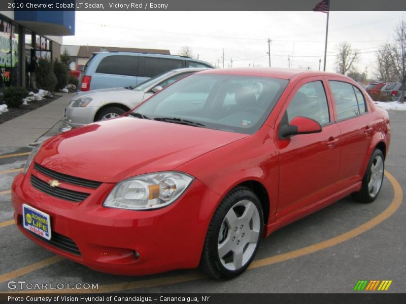 Victory Red / Ebony 2010 Chevrolet Cobalt LT Sedan