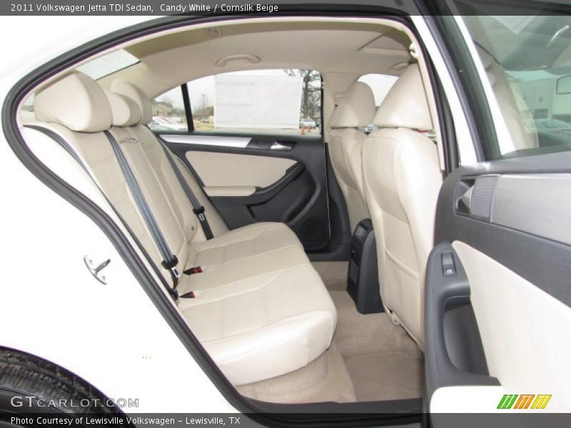  2011 Jetta TDI Sedan Cornsilk Beige Interior