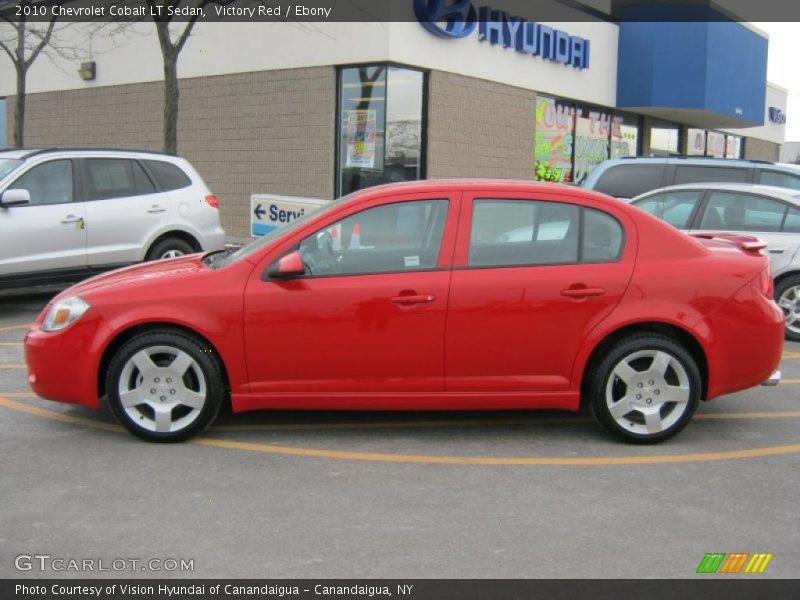 Victory Red / Ebony 2010 Chevrolet Cobalt LT Sedan