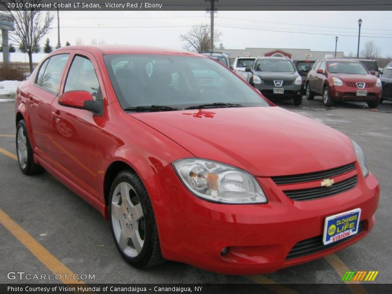 Victory Red / Ebony 2010 Chevrolet Cobalt LT Sedan