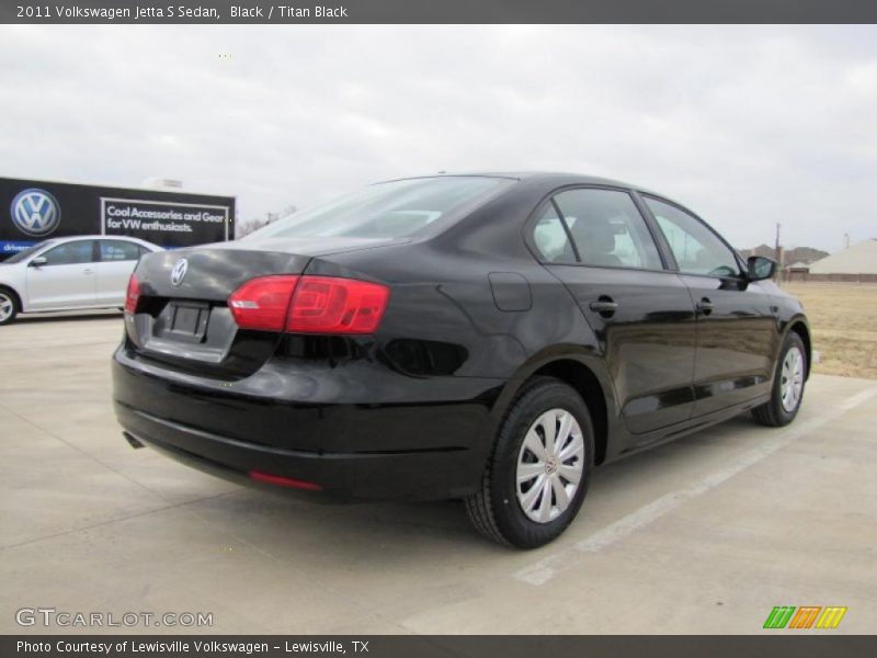 Black / Titan Black 2011 Volkswagen Jetta S Sedan
