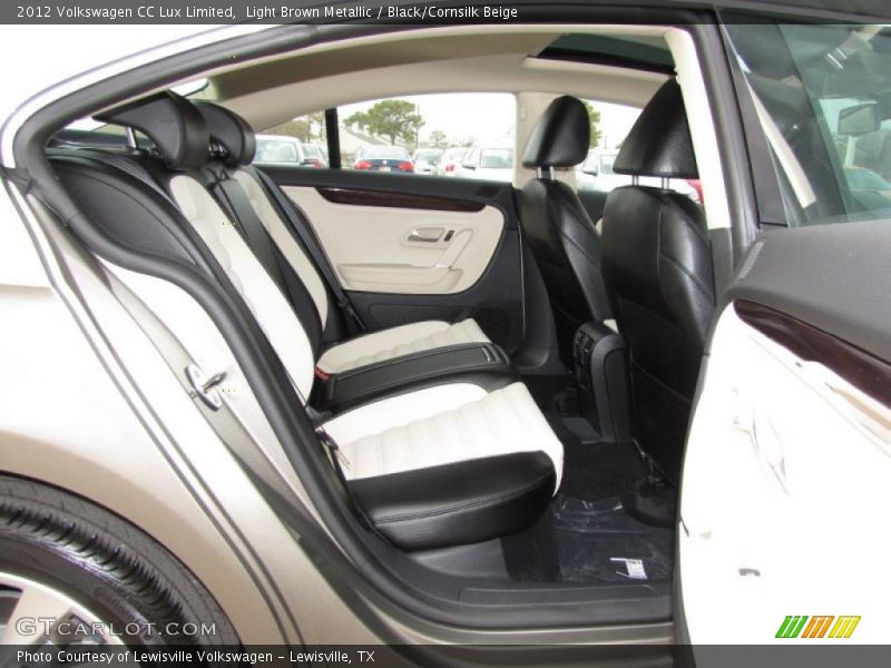  2012 CC Lux Limited Black/Cornsilk Beige Interior