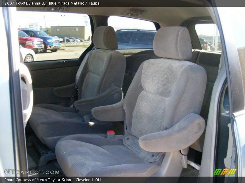 Blue Mirage Metallic / Taupe 2007 Toyota Sienna LE