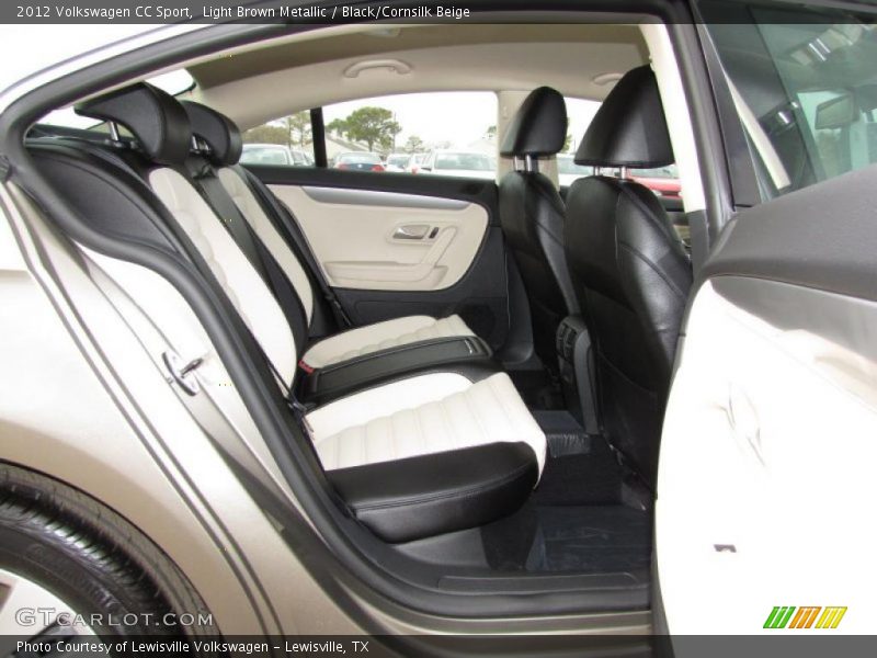 Light Brown Metallic / Black/Cornsilk Beige 2012 Volkswagen CC Sport