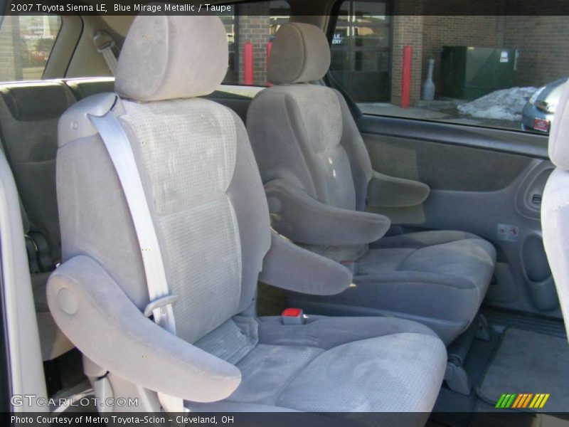Blue Mirage Metallic / Taupe 2007 Toyota Sienna LE