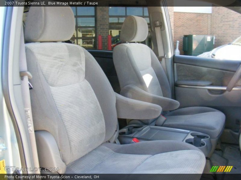 Blue Mirage Metallic / Taupe 2007 Toyota Sienna LE
