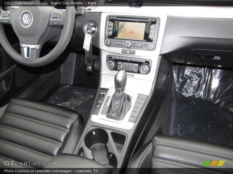 Island Gray Metallic / Black 2012 Volkswagen CC Lux