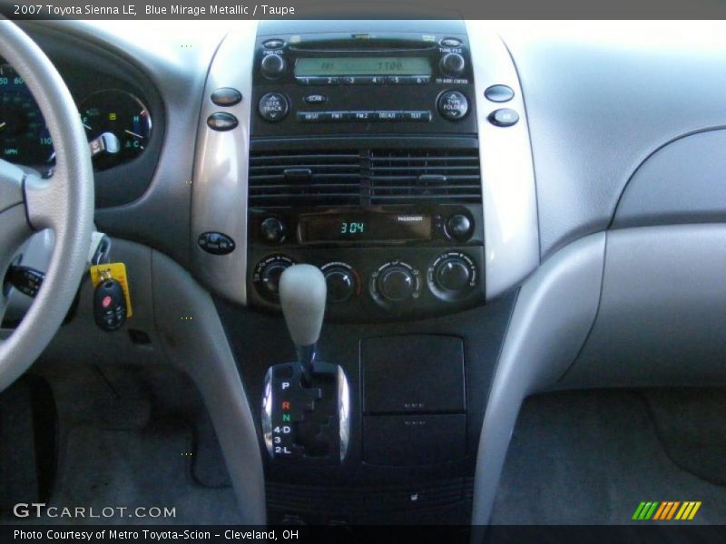 Blue Mirage Metallic / Taupe 2007 Toyota Sienna LE