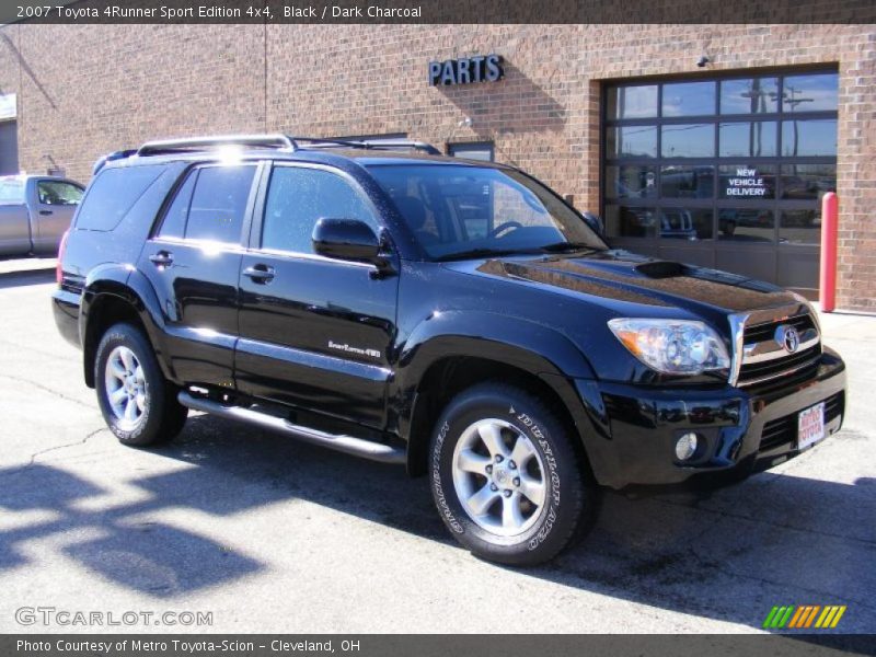 Black / Dark Charcoal 2007 Toyota 4Runner Sport Edition 4x4