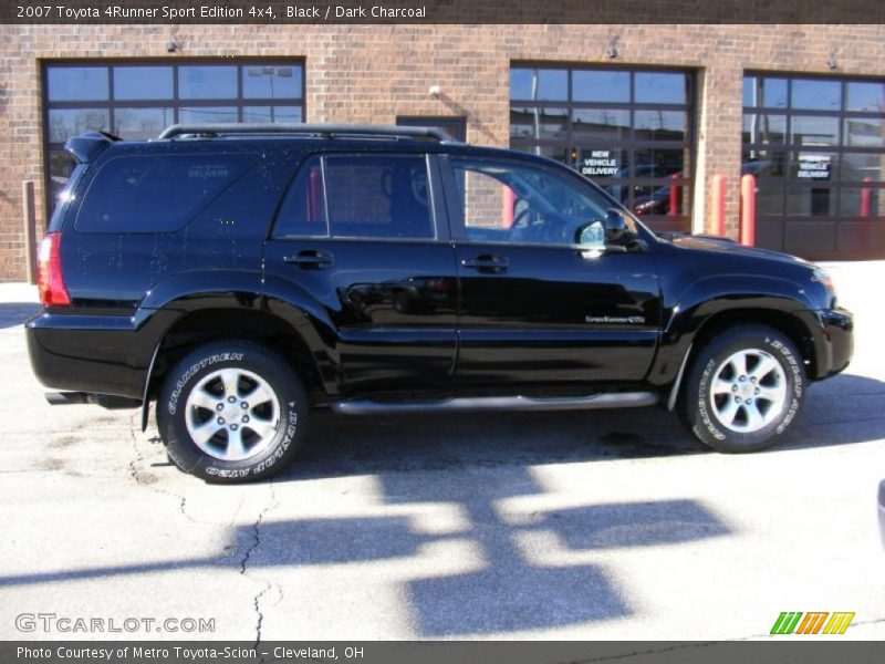 Black / Dark Charcoal 2007 Toyota 4Runner Sport Edition 4x4