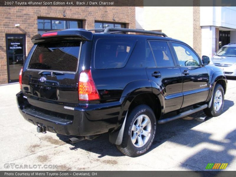 Black / Dark Charcoal 2007 Toyota 4Runner Sport Edition 4x4