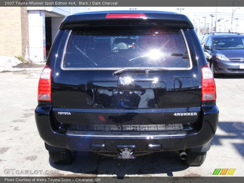 Black / Dark Charcoal 2007 Toyota 4Runner Sport Edition 4x4