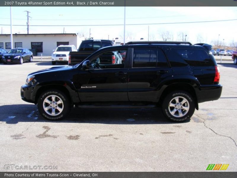 Black / Dark Charcoal 2007 Toyota 4Runner Sport Edition 4x4