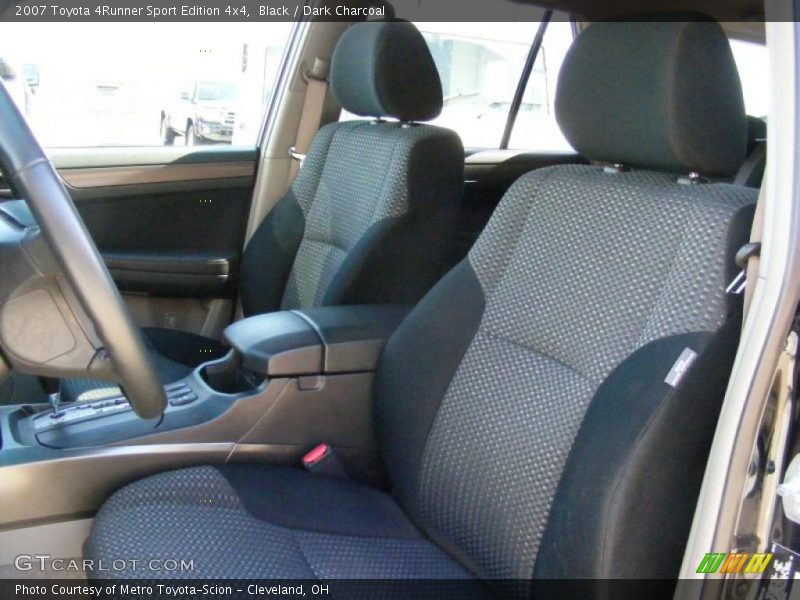 Black / Dark Charcoal 2007 Toyota 4Runner Sport Edition 4x4