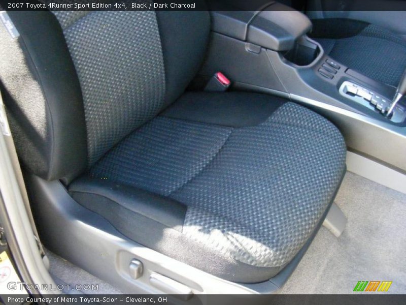 Black / Dark Charcoal 2007 Toyota 4Runner Sport Edition 4x4