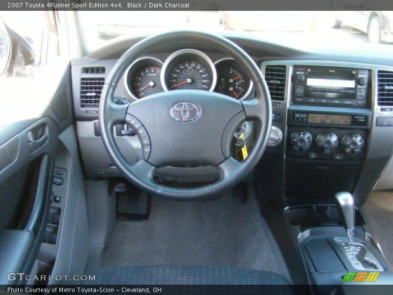 Black / Dark Charcoal 2007 Toyota 4Runner Sport Edition 4x4