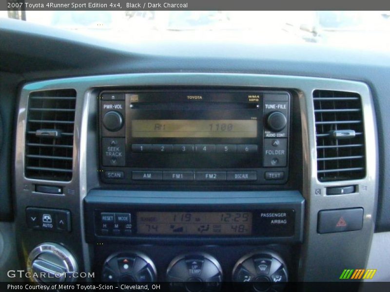 Black / Dark Charcoal 2007 Toyota 4Runner Sport Edition 4x4