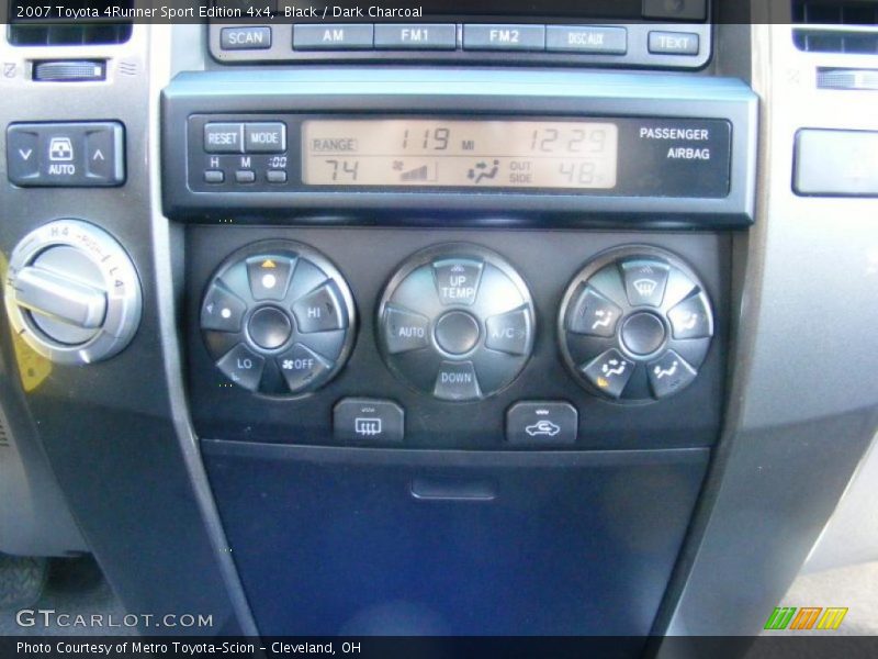 Black / Dark Charcoal 2007 Toyota 4Runner Sport Edition 4x4