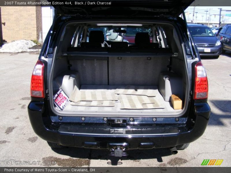 Black / Dark Charcoal 2007 Toyota 4Runner Sport Edition 4x4