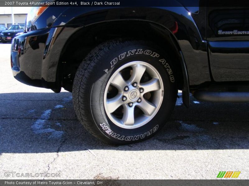Black / Dark Charcoal 2007 Toyota 4Runner Sport Edition 4x4