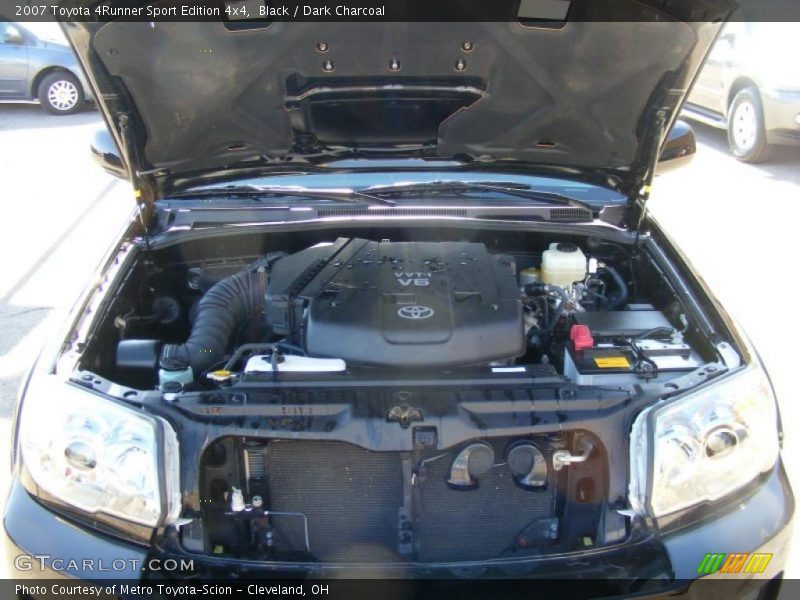 Black / Dark Charcoal 2007 Toyota 4Runner Sport Edition 4x4