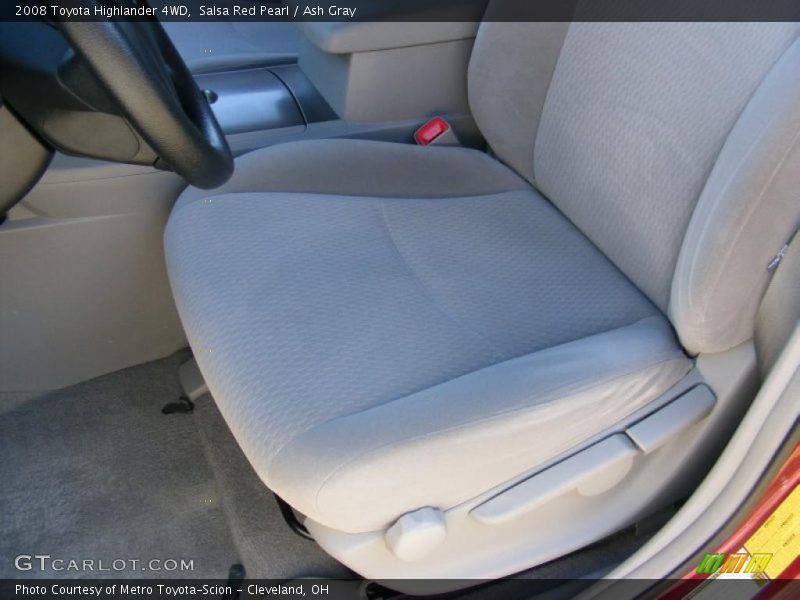 Salsa Red Pearl / Ash Gray 2008 Toyota Highlander 4WD