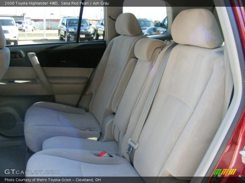 Salsa Red Pearl / Ash Gray 2008 Toyota Highlander 4WD