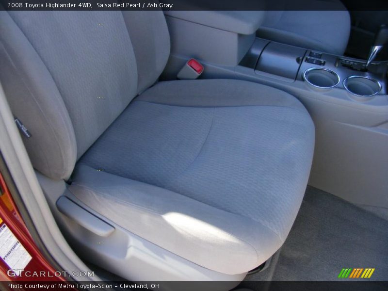 Salsa Red Pearl / Ash Gray 2008 Toyota Highlander 4WD