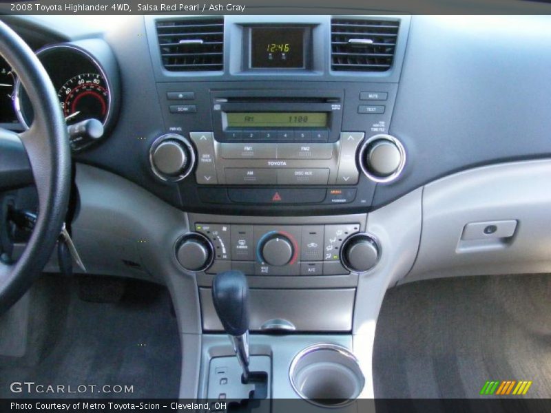 Salsa Red Pearl / Ash Gray 2008 Toyota Highlander 4WD